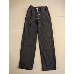 Faherty Women XS Essential Drawstring Pants Navy Blue Organic Cotton Breathable
